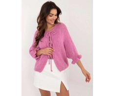 Italy Moda Sweter-MI-SW-2911.91-ciemny rožinė