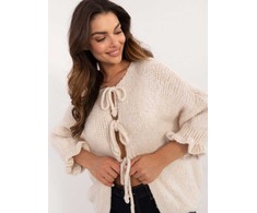 Italy Moda Sweter-MI-SW-2911.91-jasny smėlio spalva