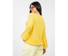 Italy Moda Sweter-MI-SW-9642.01-geltona