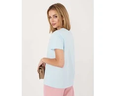Italy Moda T-shirt-IR-TS-R2766.60-šviesiai mėlyna