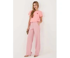 Italy Moda T-shirt-IT-TS-22397.89-ciemny rožinė