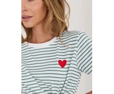 Italy Moda Marškinėliai moterims-IT-TS-22397.89-khaki