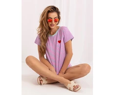 Italy Moda T-shirt-IT-TS-22397.89-šviesiai mėlyna