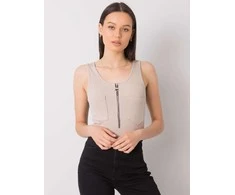 Italy Moda Palaidinė-DHJ-TP-13287.36P-smėlio spalvos