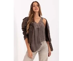 Italy Moda Top-MI-TP-7922.33-ciemny bezowy