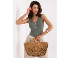 Italy Moda Top-MI-TP-KS-22528.96-khaki