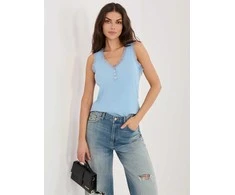 Italy Moda Top-MI-TP-KS-22528.96-šviesiai mėlyna