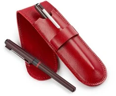 Solier Accessories Leather men s pen case SA12 CAMEL