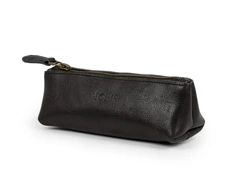 Solier Accessories Leather pencil case Solier SA51 juodas