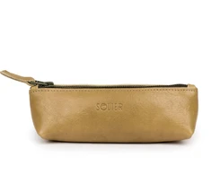 Kelioninis Solier Accessories Leather pencil case Solier SA51 juodas