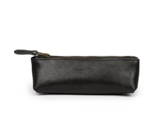 Solier Accessories Leather pencil case Solier SA51 juodas