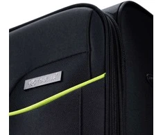 Kelioninis Solier Luggage Didelis lagaminas L Solier STL1651 - Juodas/žalias