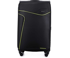 Kelioninis Solier Luggage Large soft luggage XL Solier STL1651 juodas-žalias