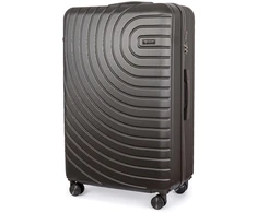 Solier Luggage Vidutinio dydžio M 24 ABS kelioninis lagaminas - SOLIER AVENTOR STL1064 - Tamsiai pilkas