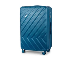 Solier Luggage Kelioninis lagaminas vidutinis M 24 kietas ABS - Solier KYOTO 1071 - Mėlyna