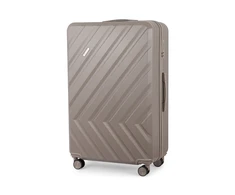 Solier Luggage Kelioninis lagaminas vidutinis M 24 kietas ABS - Solier KYOTO 1071 -Šviesiai pilka