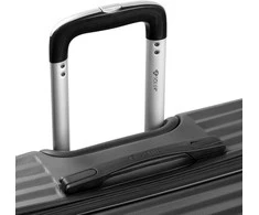 Solier Luggage Kelioninis lagaminas vidutinis M 24 kietas ABS - Solier KYOTO 1071 - Juodas