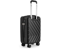 Kelioninis Solier Luggage Mažas salono lagaminas S ABS - Solier 20 KYOTO 1071 - Juodas