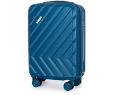 Kelioninis Solier Luggage Mažas salono lagaminas S ABS - Solier 20 KYOTO 1071 - Tamsiai mėlyna
