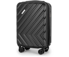 Kelioninis Solier Luggage Mažas salono lagaminas S ABS - Solier 20 KYOTO 1071 - Juodas