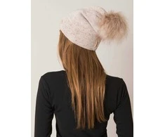 Kepurė Rue Paris Cap-JK-CZ-12,68-smėlio spalvos