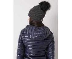 Kepurė Rue Paris Cap-JK-CZ-24.30-tamsiai pilka