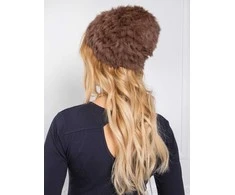 Kepurė Wool Fashion Italia Cap-AT-CZ-16801.38-ruda