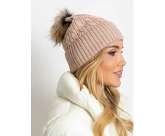 Kepurė Wool Fashion Italia Cap-AT-CZ-173501.44-šviesiai rožinė
