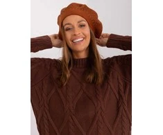 Kepurė Wool Fashion Italia Cap-AT-CZ-231605.24P-šviesiai ruda