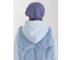 Kepurė Wool Fashion Italia Cap-AT-CZ-2318.26-tamsiai mėlyna