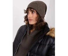 Kepurė Wool Fashion Italia Cap-AT-CZ-23250.36P-tamsi chaki