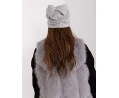 Kepurė Wool Fashion Italia Cap-AT-CZ-23250.61P-pilka