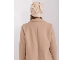 Kepurė Wool Fashion Italia Cap-AT-CZ-2325.85-šviesiai smėlio spalvos