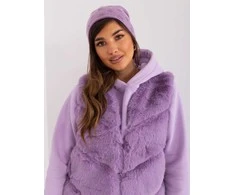 Kepurė Wool Fashion Italia Cap-AT-CZ-2325.85-šviesiai violetinė