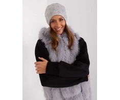 Kepurė Wool Fashion Italia Cap-AT-CZ-2325.86-pilka