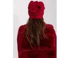 Kepurė Wool Fashion Italia Cap-AT-CZ-2325.96-bordo