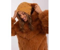 Kepurė Wool Fashion Italia Cap-AT-CZ-2325.96-tamsiai geltona