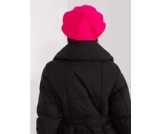 Kepurė Wool Fashion Italia Cap-AT-CZ-231305.82P-tamsiai rožinė