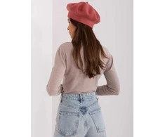 Kepurė Wool Fashion Italia Cap-AT-CZ-231305.85P-tamsiai oranžinė