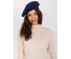 Kepurė Wool Fashion Italia Cap-AT-CZ-231605.21P-tamsiai mėlyna