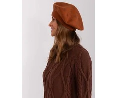 Kepurė Wool Fashion Italia Cap-AT-CZ-2318.26-šviesiai ruda