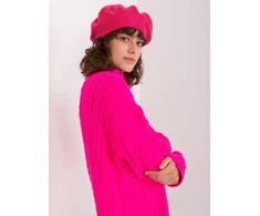 Kepurė Wool Fashion Italia Cap-AT-CZ-2318.27-fuksija