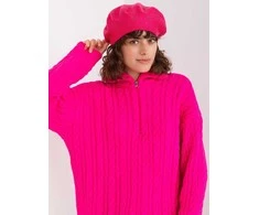 Kepurė Wool Fashion Italia Cap-AT-CZ-2318.27-fuksija