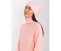 Kepurė Wool Fashion Italia Cap-AT-CZ-2325.85-šviesiai rožinė