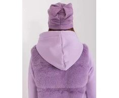 Kepurė Wool Fashion Italia Cap-AT-CZ-2325.85-šviesiai violetinė
