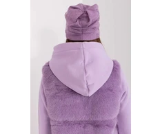 Kepurė Wool Fashion Italia Cap-AT-CZ-2325.85-šviesiai violetinė