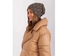 Kepurė Wool Fashion Italia Cap-AT-CZ-2325.86-tamsus chaki