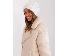 Kepurė Wool Fashion Italia Cap-AT-CZ-2325.86-ekru