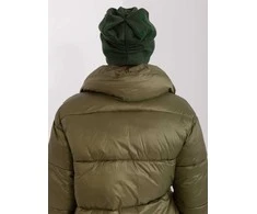 Kepurė Wool Fashion Italia Cap-AT-CZ-2325.96-tamsiai žalia