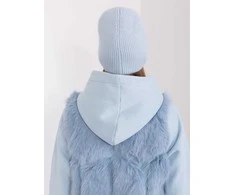Kepurė Wool Fashion Italia Cap-AT-CZ-2328.11P-šviesiai mėlyna